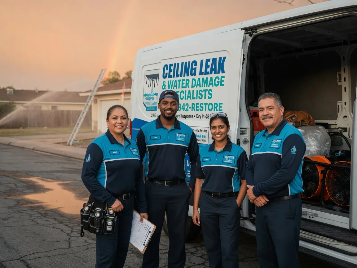 Ceiling Leak Cleanup company in Edna, KS