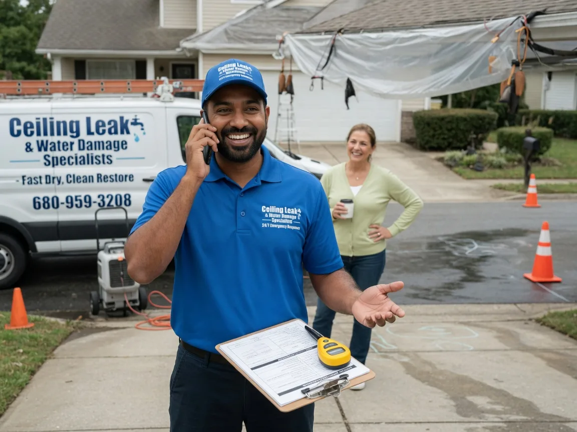 Ceiling Leak Cleanup Edna, KS FAQs